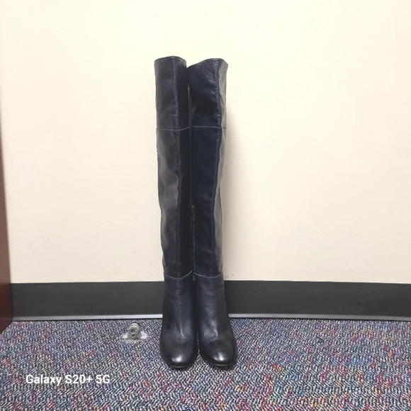 Lewit Shoes - Lewit Renata Black Leather Over the Knee Boots Block Heel 40 EU $395